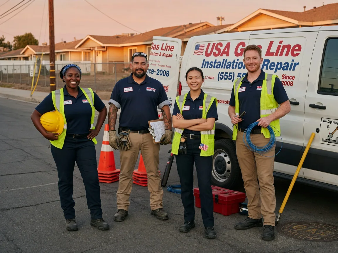 Gas Line Installation company in Estelline, TX